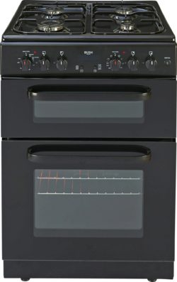 Bush - BDFD60B - Dual Fuel Cooker - Black/Ins/Del/Rec
